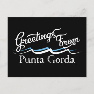 Punta Gorda Water Waves Briefkaart