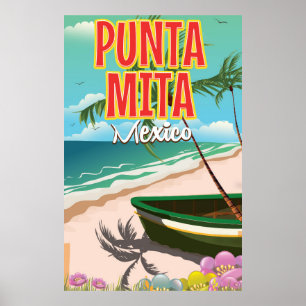 Punta Mita Mexicaanse reisposter Poster
