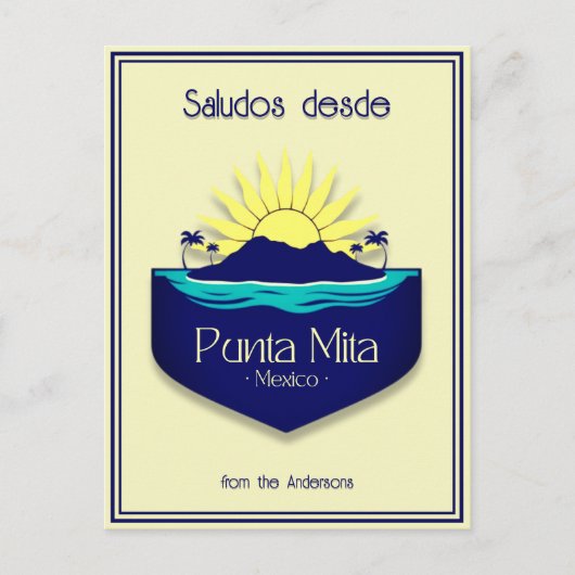 Punta Mita Mexique vacances Carte postale (Devant)