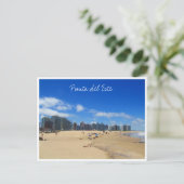 punta strand skyline briefkaart (Staand voorkant)