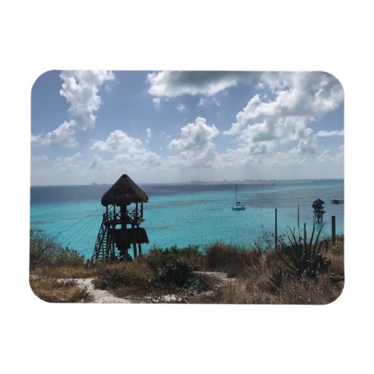 Punta Sur, Isla Mujeres, Mexico Foto Magnet Magneet (Horizontaal)