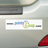 punten2Winkelbumper Bumpersticker (Op auto)