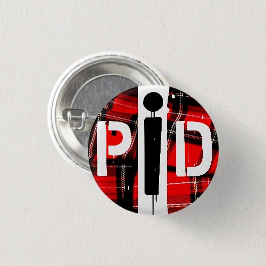 PUNTEN IN BUTTON MET DISTRESS PLAID (Voorkant /achterkant)