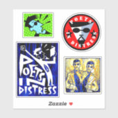 PUNTEN IN HET DISTRICITEITSSCHEMA STICKER (Vel)