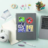 PUNTEN IN HET DISTRICITEITSSCHEMA STICKER (iPad Cover)