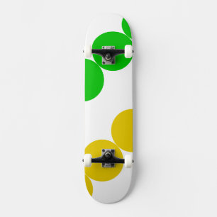 Punten regenboog skateboard
