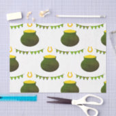 Punten van goud en Hoefijzers Tissuepapier (Craft)