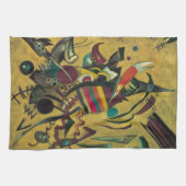 Punten van Wassily Kandinsky,  expressionisme Theedoek (Horizontaal)