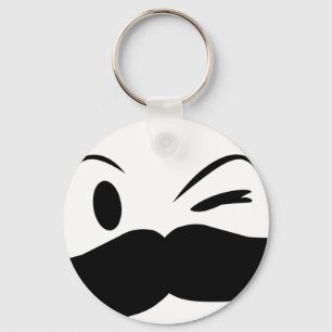 Puntige Snor Sleutelhanger