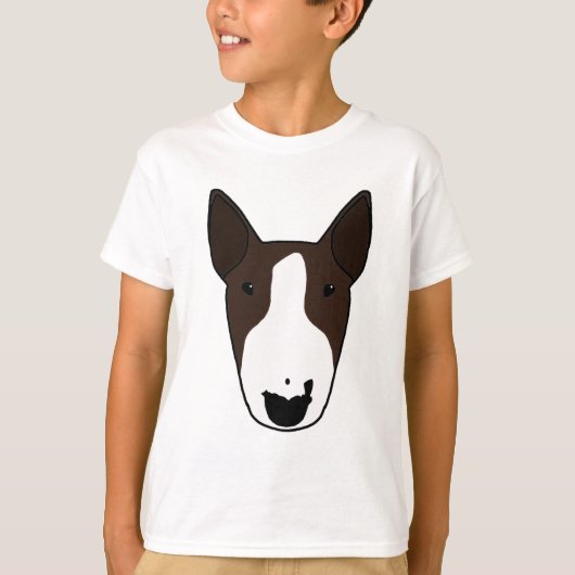 Puntii Bull Terrier Kinder T-shirt (Voorkant)