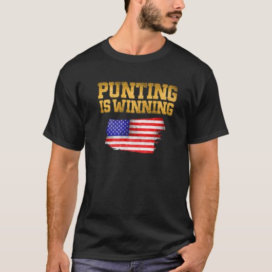 Punting wint spel t-shirt (Voorkant)