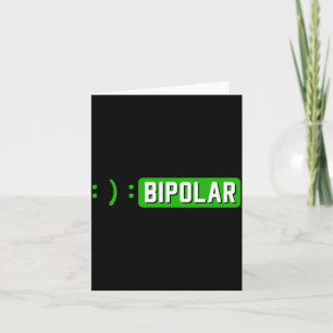 Puntkomma Bipolaire Mania Geestelijke Gezondheidsp Kaart