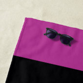 puntkomma-Logo Strandlaken (In situ)