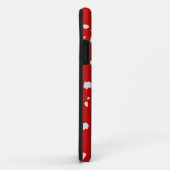 puntpatroon met rode paddestoeltje Case-Mate iPhone case (Achterkant/rechts)