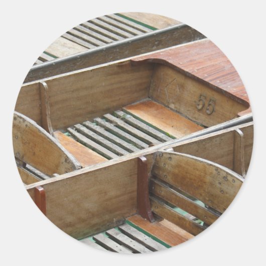 Punts Ronde Sticker (Voorkant)