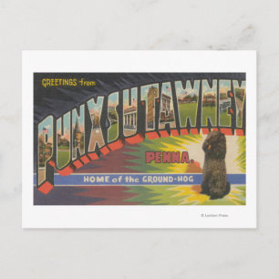 Punxsutawney, Pennsylvania (Groundhog) Briefkaart