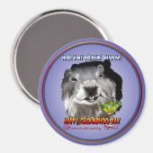Punxsutawney Phil's Shadow Magnet (Recto/Verso)