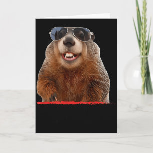 Punxsutawney Woodchuck-liefhebbers en Groundhog-fa Kaart