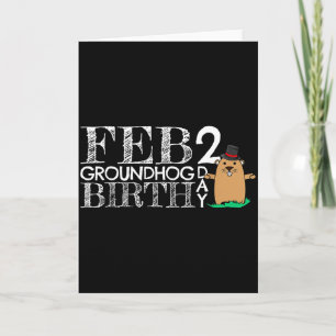 Punxsy Phils Schattige Groundhog Day 2 februari Ve Kaart
