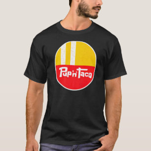Pup and Taco Retro Restaurant T-shirt