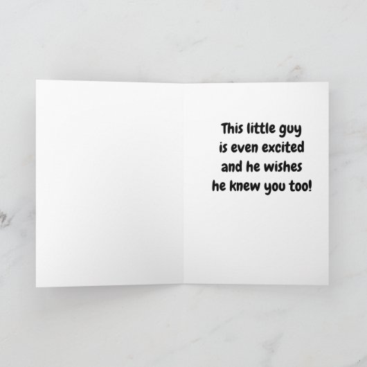 PUP IS ZO 'EXCITED' VOOR UW **16e MAAND** Kaart (Binnen)