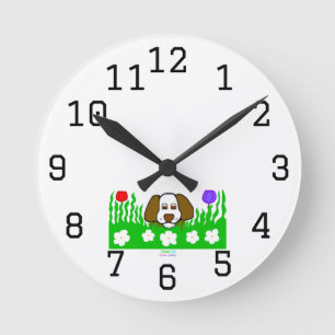 Pup N Play Acryl Wandklok Ronde Klok