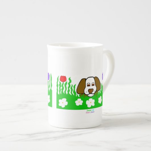 Pup N Play Bone China Mug (Devant droit)