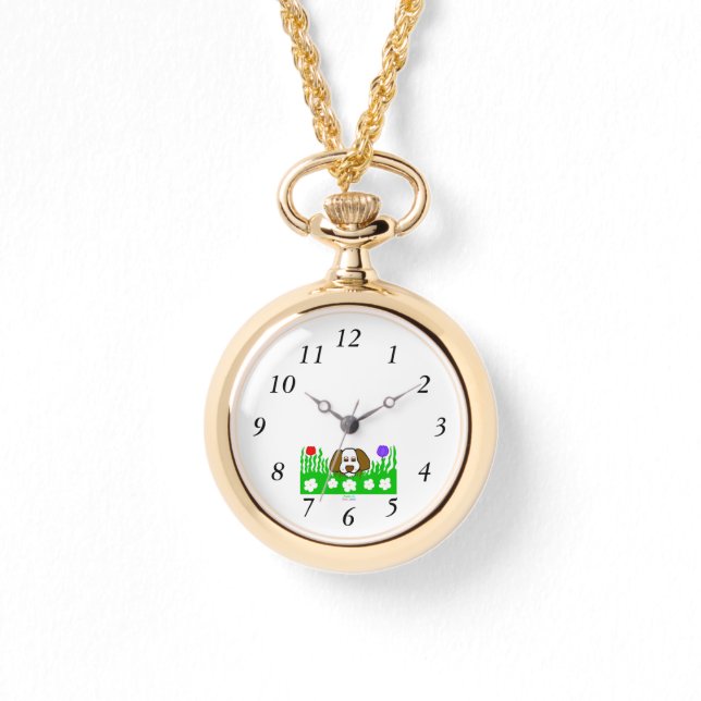 Pup N Play Gold Ketting Watch (Voorkant)