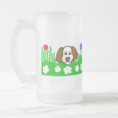 Pup N Play Grote Frosted Glass Mok (Links)