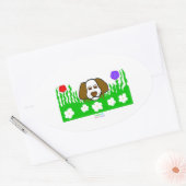 Pup N Play Ovale Sticker (Envelop)