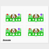 Pup N Play Rectangle Sticker (Vel)