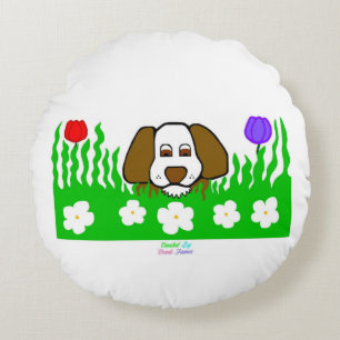 Pup N Play Ronde Sierkussen Rond Kussen
