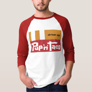 Pup n' Taco 3/4 Sleeve Shirt - Originele Logo!