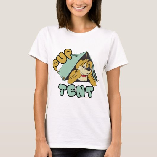 Pup Tent Camping T-shirt (Voorkant)