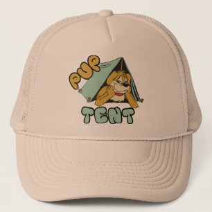 Pup Tent Camping Trucker Pet