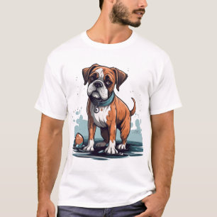 PupArt Design Boxershorts - Grappige Hond Grafisch T-shirt