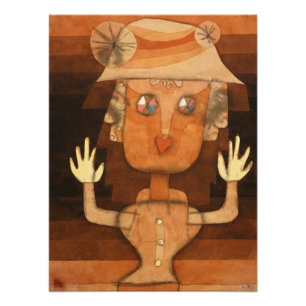 Puppet by Paul Klee Foto Afdruk