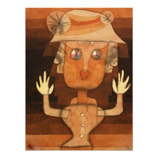 Puppet by Paul Klee Foto Afdruk (Voorkant)
