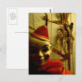 Puppet Face Briefkaart (Voorkant / Achterkant)