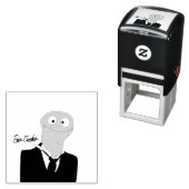 Puppet looking at you  zelfinktende stempel (In situ)