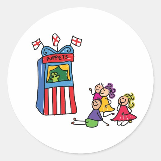Puppet Show Stickers (Voorkant)