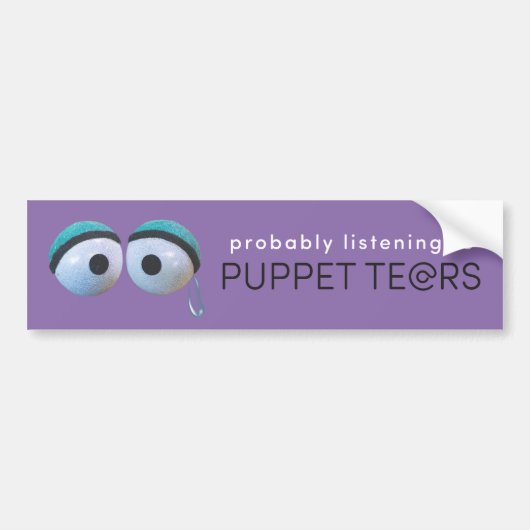 Puppet Tears Bumpersticker (Voorkant)