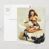 Puppeteer Pin-Up Briefkaart (Voorkant / Achterkant)