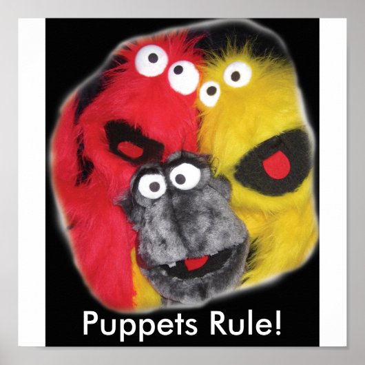 Puppets Rule, poster (Voorkant)