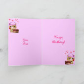 Puppie Birthday Kaart (Binnen)