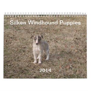 puppies 1-2 van Silken Windhound 2014 Kalender