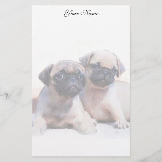 Puppies briefpapier (Voorkant)