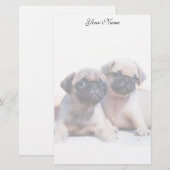 Puppies briefpapier (Voorkant / Achterkant)