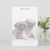 Puppies briefpapier (Staand voorkant)