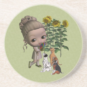 Puppies en Onderzetter van de Drink van de kinderk